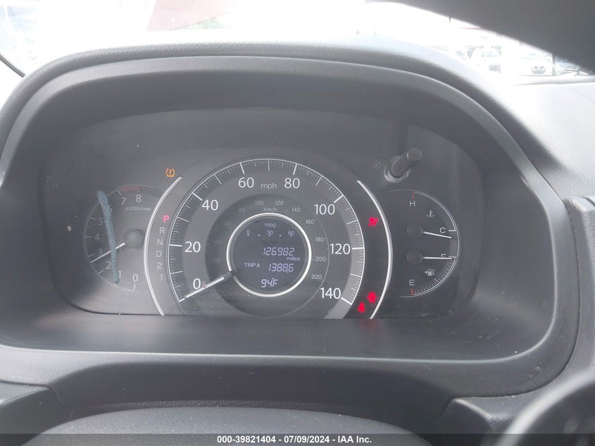 2014 Honda Cr-V Lx VIN: 5J6RM3H39EL013289 Lot: 39821404