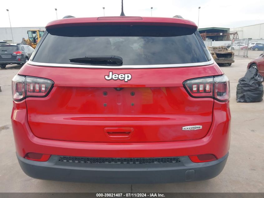 2017 Jeep New Compass Latitude Fwd VIN: 3C4NJCBB0HT597989 Lot: 39821407