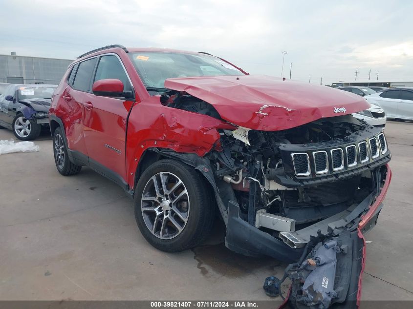 2017 Jeep New Compass Latitude Fwd VIN: 3C4NJCBB0HT597989 Lot: 39821407