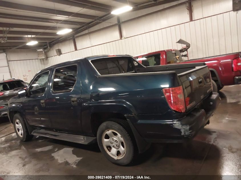 2010 Honda Ridgeline Rt VIN: 5FPYK1F23AB002380 Lot: 39821409