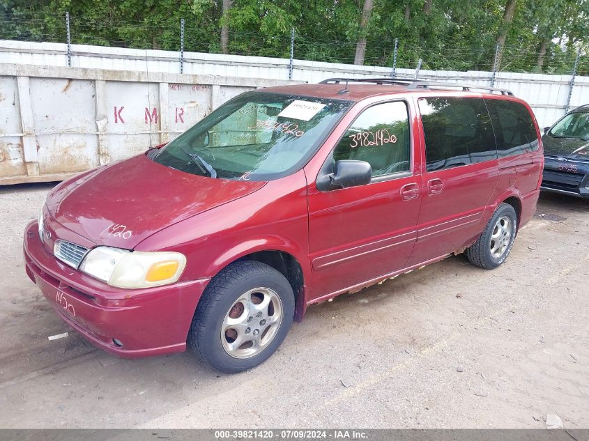 2002 Oldsmobile Silhouette Gls VIN: 1GHDX03E22D299923 Lot: 39821420