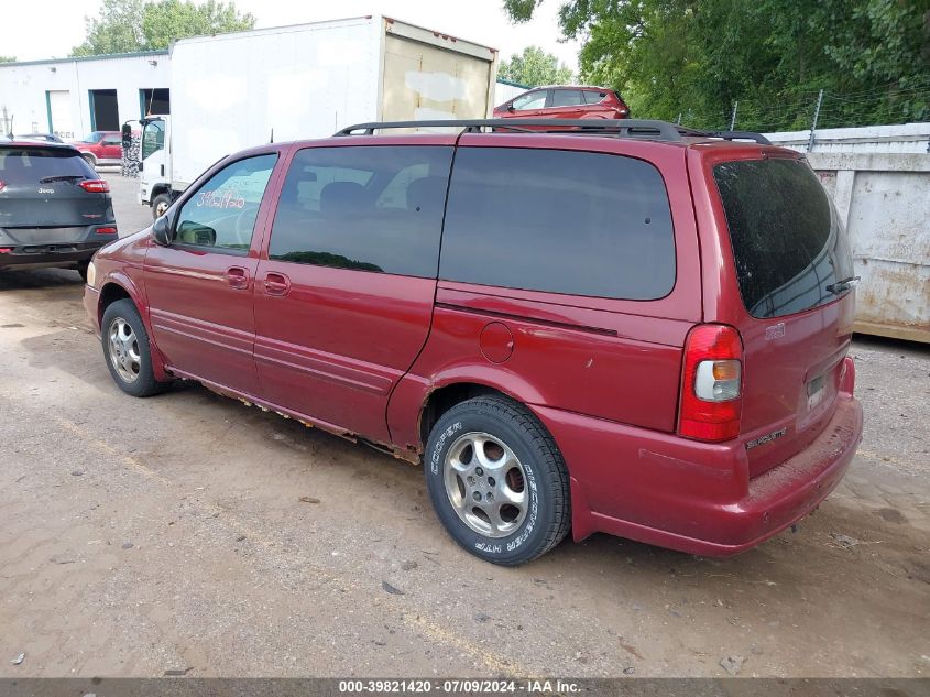 2002 Oldsmobile Silhouette Gls VIN: 1GHDX03E22D299923 Lot: 39821420