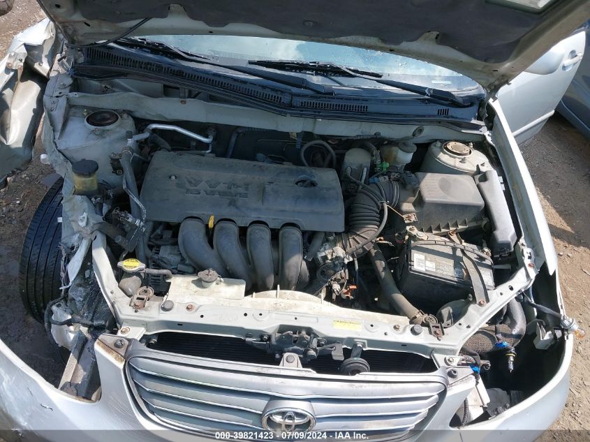 2003 Toyota Corolla Ce/Le/S VIN: 2T1BR32E03C080760 Lot: 39821423