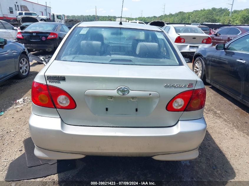 2003 Toyota Corolla Ce/Le/S VIN: 2T1BR32E03C080760 Lot: 39821423