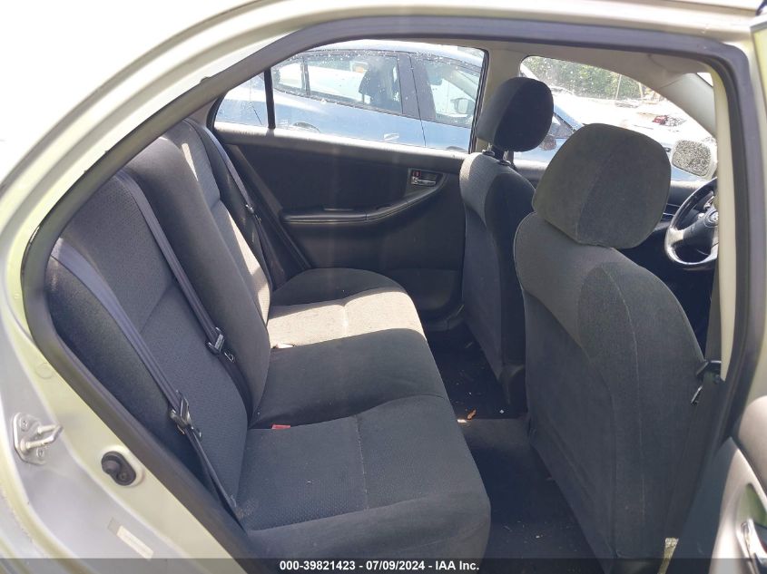 2003 Toyota Corolla Ce/Le/S VIN: 2T1BR32E03C080760 Lot: 39821423