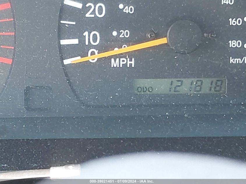 2000 Toyota Tacoma Prerunner VIN: 5TENM92N6YZ697094 Lot: 39821451