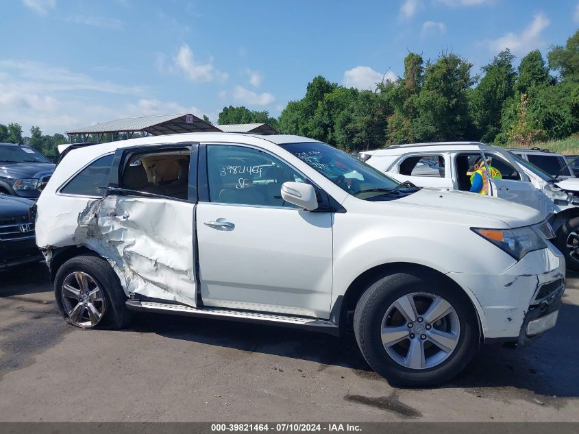 2013 Acura Mdx Technology Package VIN: 2HNYD2H3XDH524754 Lot: 39821464