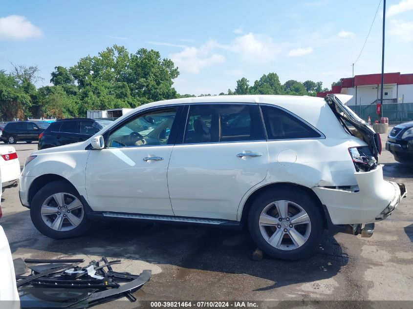 2013 Acura Mdx Technology Package VIN: 2HNYD2H3XDH524754 Lot: 39821464