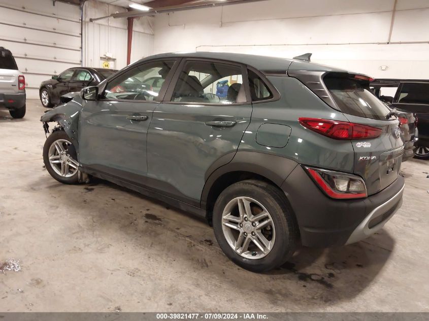 VIN KM8K22AB4NU846366 2022 Hyundai Kona, SE no.3