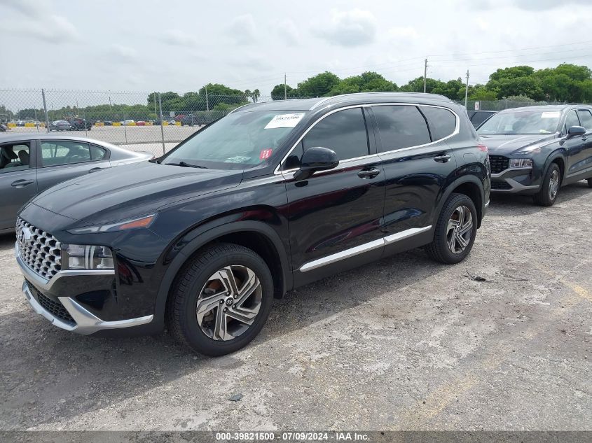 2022 Hyundai Santa Fe Sel VIN: 5NMS2DAJXNH430451 Lot: 39821500