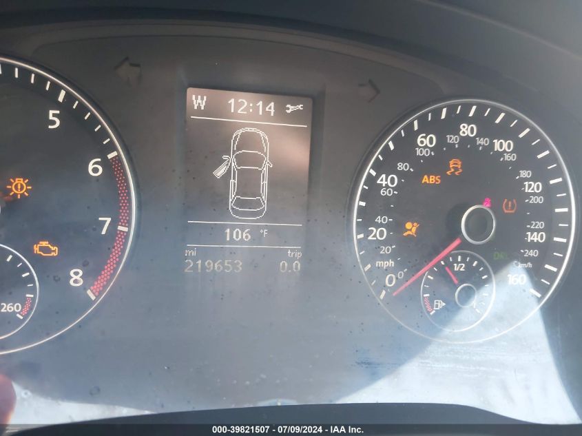 2013 Volkswagen Passat 2.5L Se VIN: 1VWBH7A34DC023267 Lot: 39821507