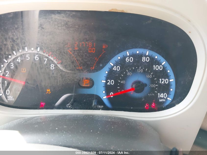 2011 Nissan Cube 1.8S VIN: JN8AZ2KR9BT213780 Lot: 39821509