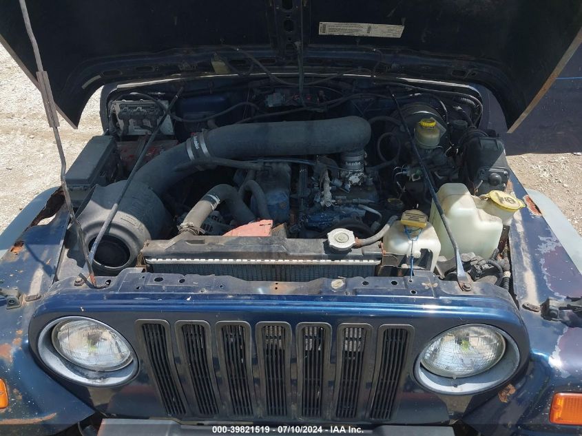 2000 Jeep Wrangler Sport VIN: 1J4FA49S2YP732226 Lot: 39821519