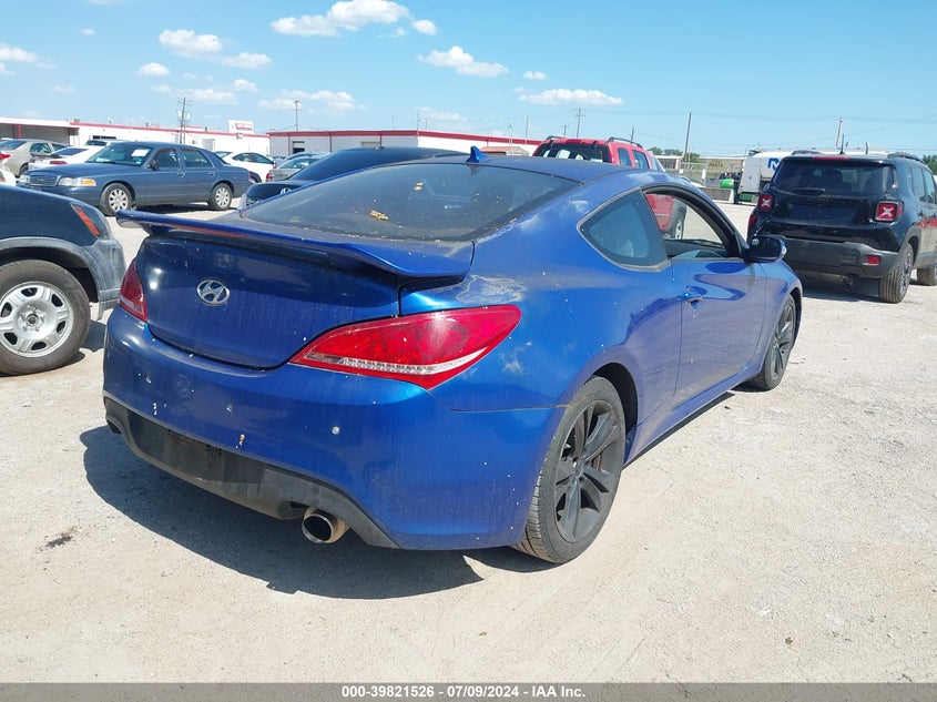 2010 Hyundai Genesis 3.8 Grand Touring VIN: KMHHU6KH4AU005141 Lot: 39821526