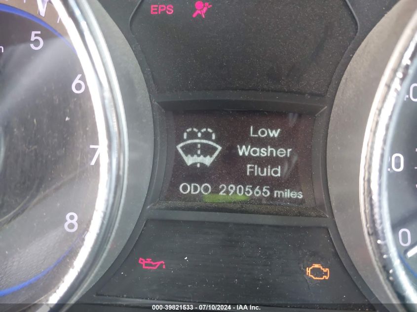 2013 Hyundai Sonata Gls VIN: 5NPEB4AC2DH765655 Lot: 39821533