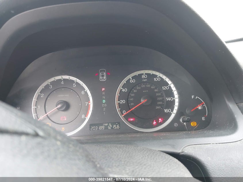 2011 Honda Accord Lx VIN: 1HGCP2F38BA008836 Lot: 39821547