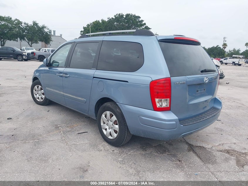 2008 Hyundai Entourage Gls/Limited VIN: KNDMC233886056805 Lot: 39821564