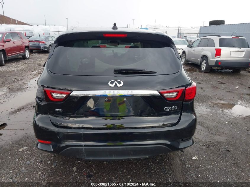2019 Infiniti Qx60 Pure VIN: 5N1DL0MM9KC569013 Lot: 39821565