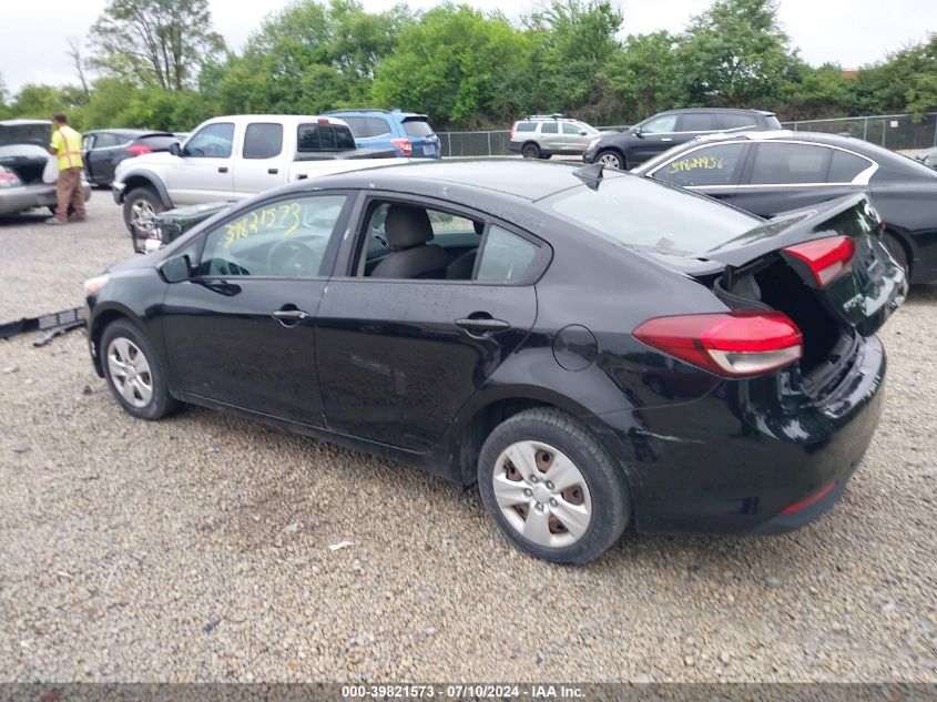 2017 Kia Forte Lx VIN: 3KPFK4A74HE045811 Lot: 39821573