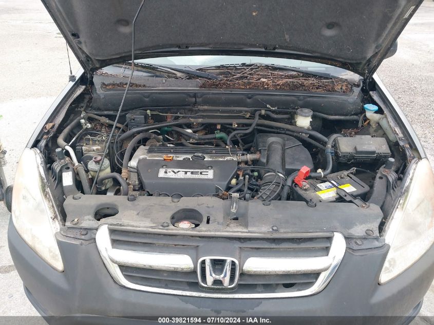 2003 Honda Cr-V Ex VIN: JHLRD78833C038102 Lot: 39821594