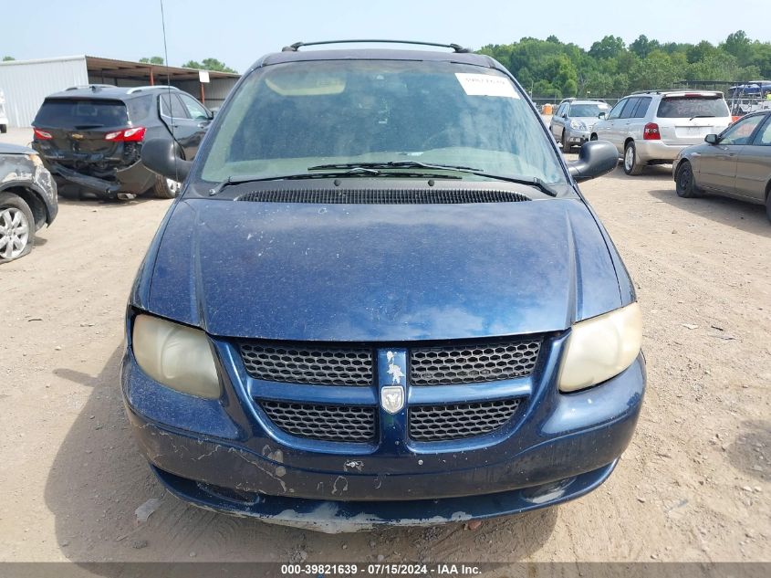 2002 Dodge Grand Caravan Se VIN: 1B4GP24352B522637 Lot: 39821639