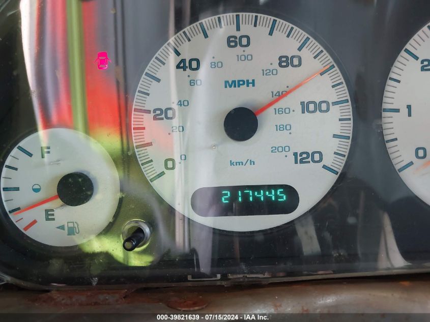 2002 Dodge Grand Caravan Se VIN: 1B4GP24352B522637 Lot: 39821639