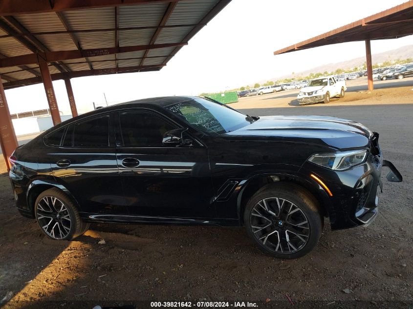 2021 BMW X6 M VIN: 5YMCY0C03M9E06318 Lot: 39821642