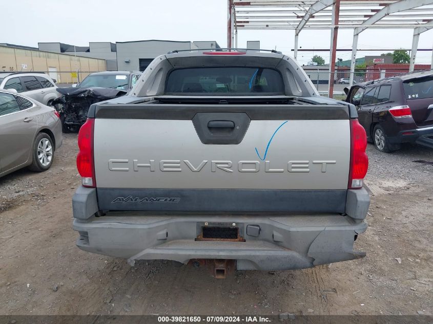 2006 Chevrolet Avalanche 1500 Z71 VIN: 3GNEK12Z36G120520 Lot: 39821650