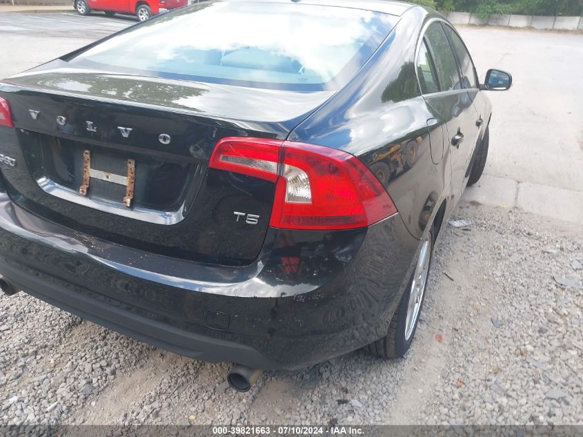 2012 Volvo S60 T5 VIN: YV1622FS8C2053301 Lot: 39821663