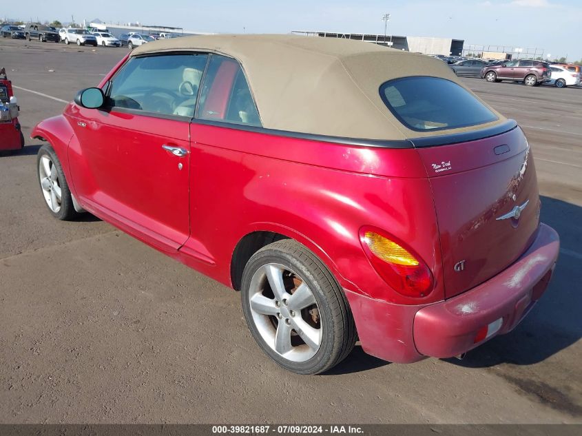 2005 Chrysler Pt Cruiser Gt VIN: 3C3AY75S15T324850 Lot: 39821687