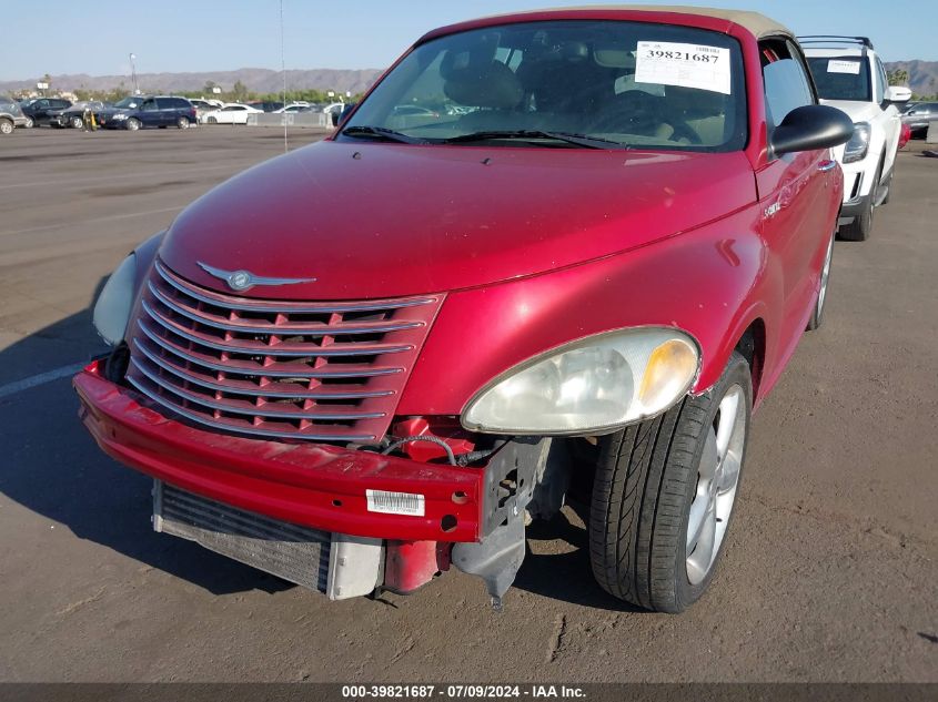 2005 Chrysler Pt Cruiser Gt VIN: 3C3AY75S15T324850 Lot: 39821687