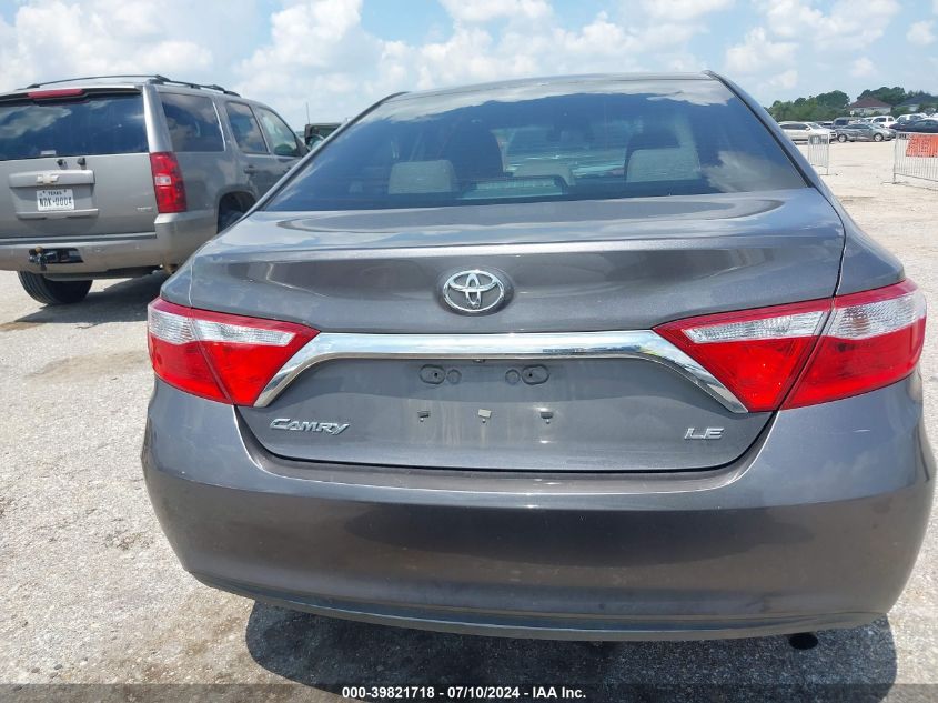 2016 Toyota Camry Le VIN: 4T4BF1FK4GR542339 Lot: 39821718