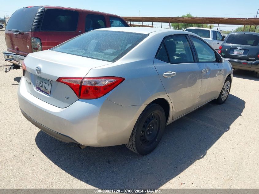 2017 Toyota Corolla Le VIN: 5YFBURHE6HP637252 Lot: 39821728