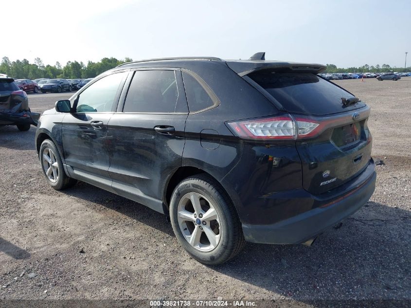 2016 Ford Edge Se VIN: 2FMPK3G95GBB56294 Lot: 39821738