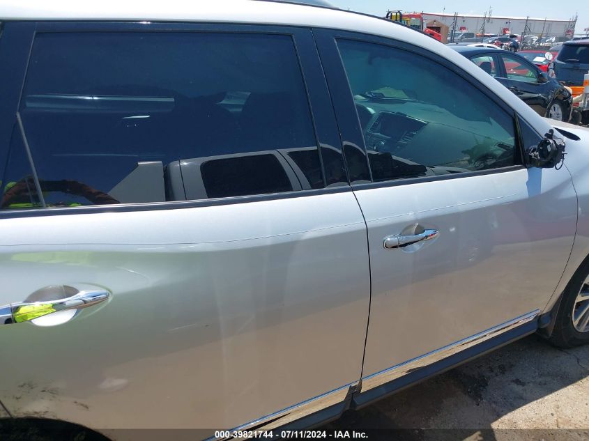 2015 Nissan Pathfinder Sl VIN: 5N1AR2MN6FC665306 Lot: 39821744