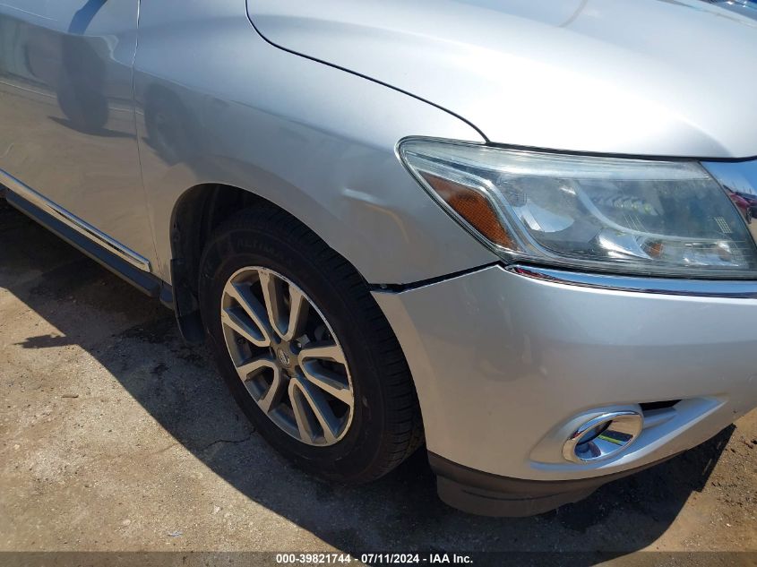 2015 Nissan Pathfinder Sl VIN: 5N1AR2MN6FC665306 Lot: 39821744