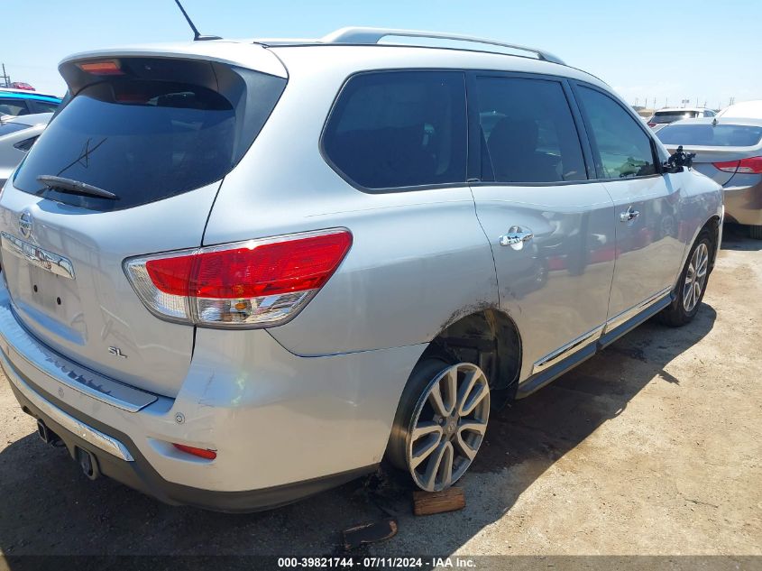 2015 Nissan Pathfinder Sl VIN: 5N1AR2MN6FC665306 Lot: 39821744