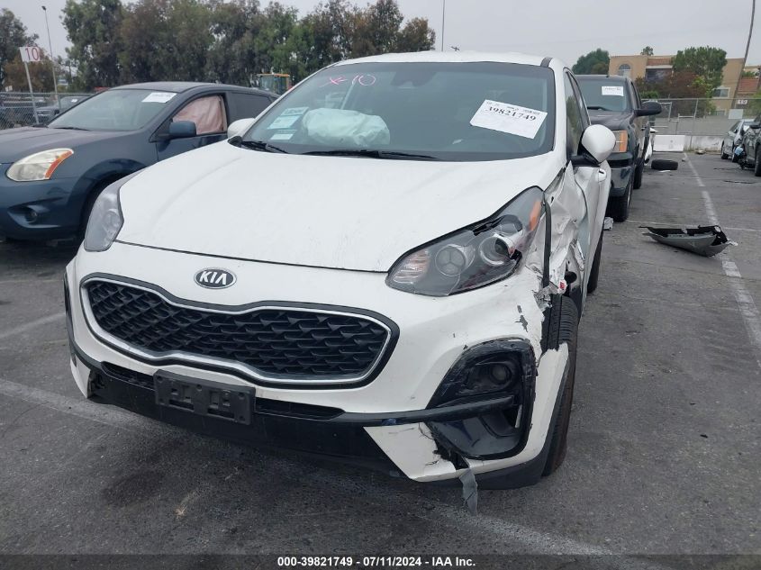 2021 Kia Sportage Lx VIN: KNDPMCAC1M7942956 Lot: 39821749