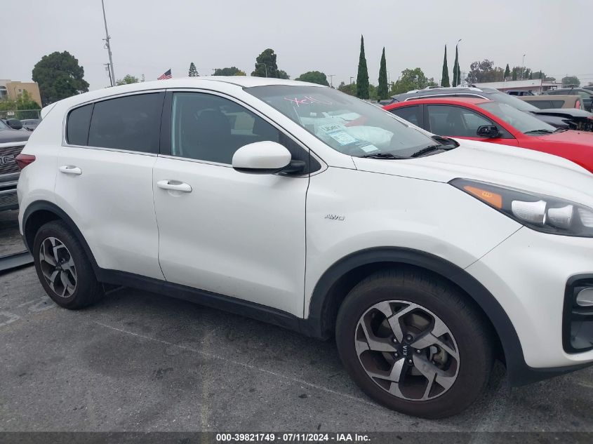 2021 Kia Sportage Lx VIN: KNDPMCAC1M7942956 Lot: 39821749