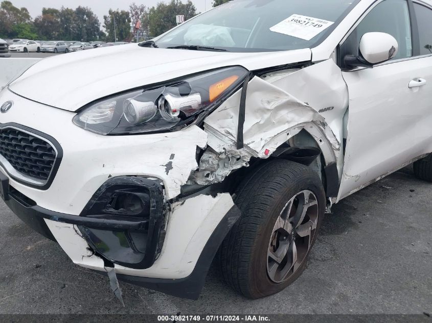 2021 Kia Sportage Lx VIN: KNDPMCAC1M7942956 Lot: 39821749