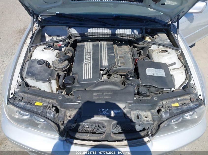 2004 BMW 325Ci VIN: WBABV13444JT22376 Lot: 39821786