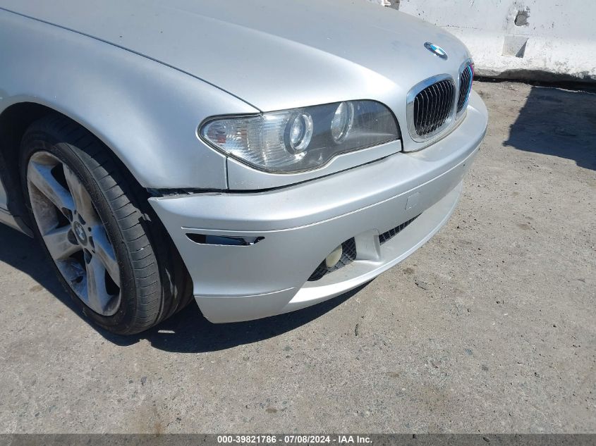 2004 BMW 325Ci VIN: WBABV13444JT22376 Lot: 39821786