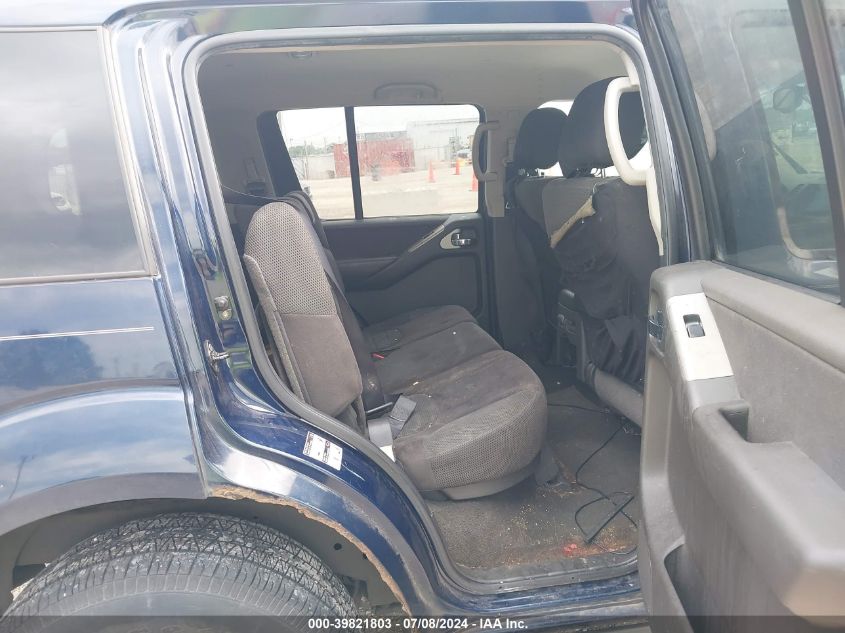 2006 Nissan Pathfinder Se VIN: 5N1AR18W66C608827 Lot: 39821803