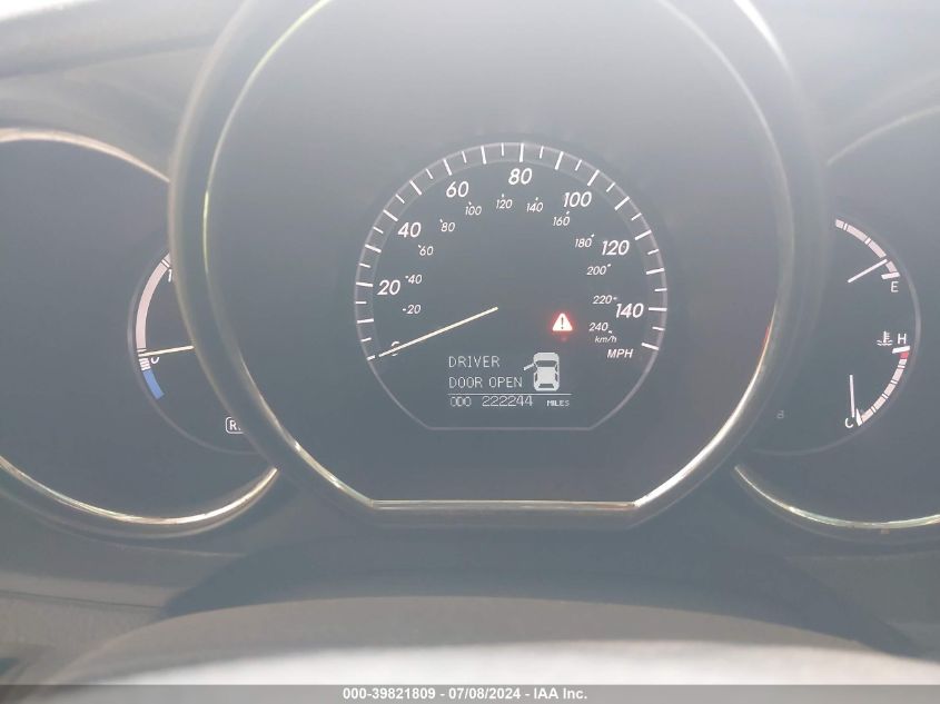 2007 Lexus Rx 400H VIN: JTJHW31U772007513 Lot: 39821809