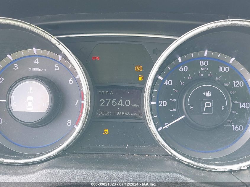 2011 Hyundai Sonata Se VIN: 5NPEC4AC9BH162437 Lot: 39821823