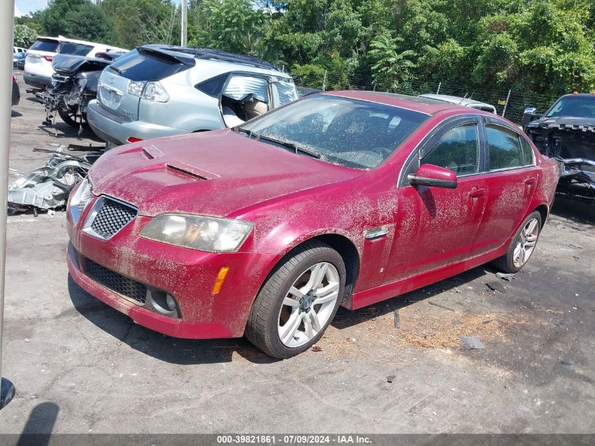 2009 Pontiac G8 VIN: 6G2ER57709L212072 Lot: 39821861