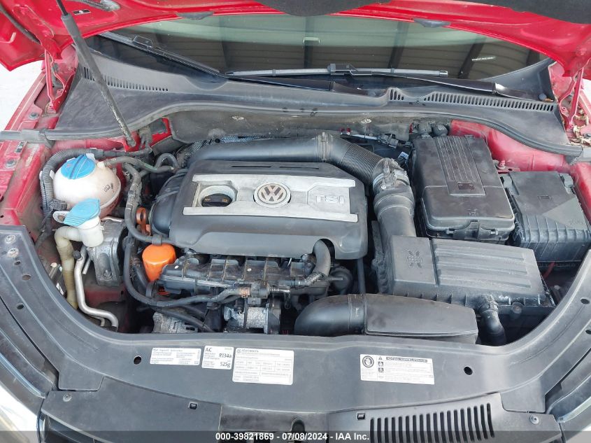 2012 Volkswagen Eos Lux VIN: WVWFW7AH3CV004217 Lot: 39821869