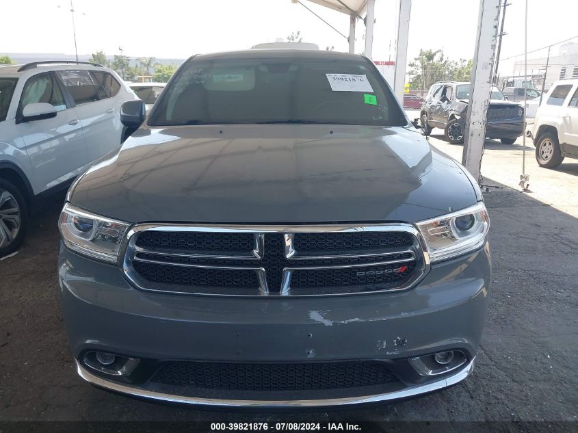 2020 Dodge Durango Sxt Rwd VIN: 1C4RDHAGXLC100275 Lot: 39821876