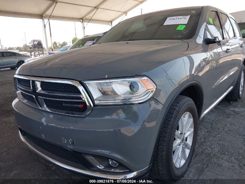 2020 Dodge Durango Sxt Rwd VIN: 1C4RDHAGXLC100275 Lot: 39821876