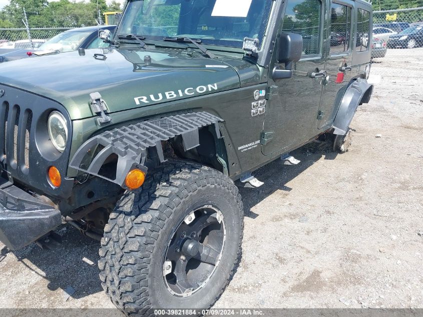 2008 Jeep Wrangler Unlimited Rubicon VIN: 1J4GA69178L642150 Lot: 39821884